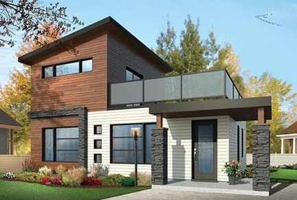 type 22 prefab woning met dakterras