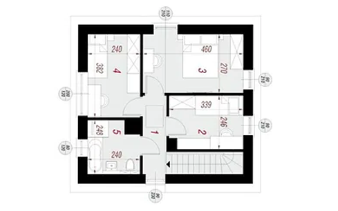 bovenverdieping woning type 21