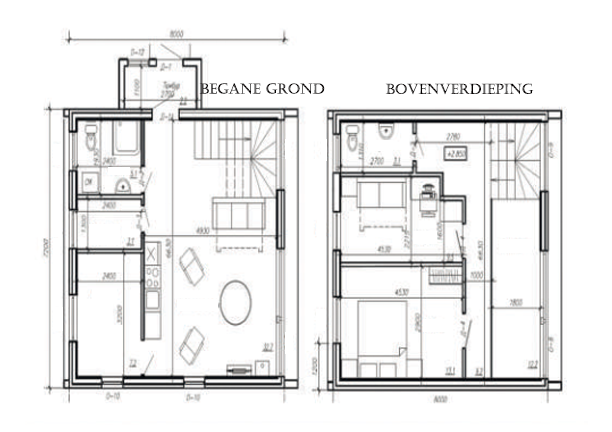 plattegrond ned. woningtype 23