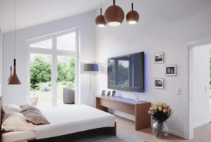 slaapkamer voorbeeld SIP-woning / prefab woning type 15