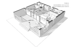 indeling tiny house type 2